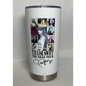 Taylor Swift The Eras Tour White Travel Mug